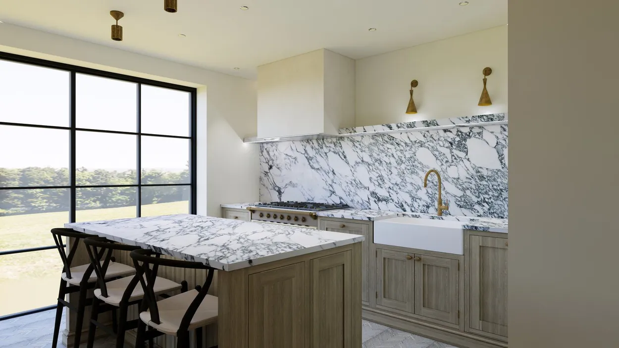 A Walk in the Park, The kitchen, rendered