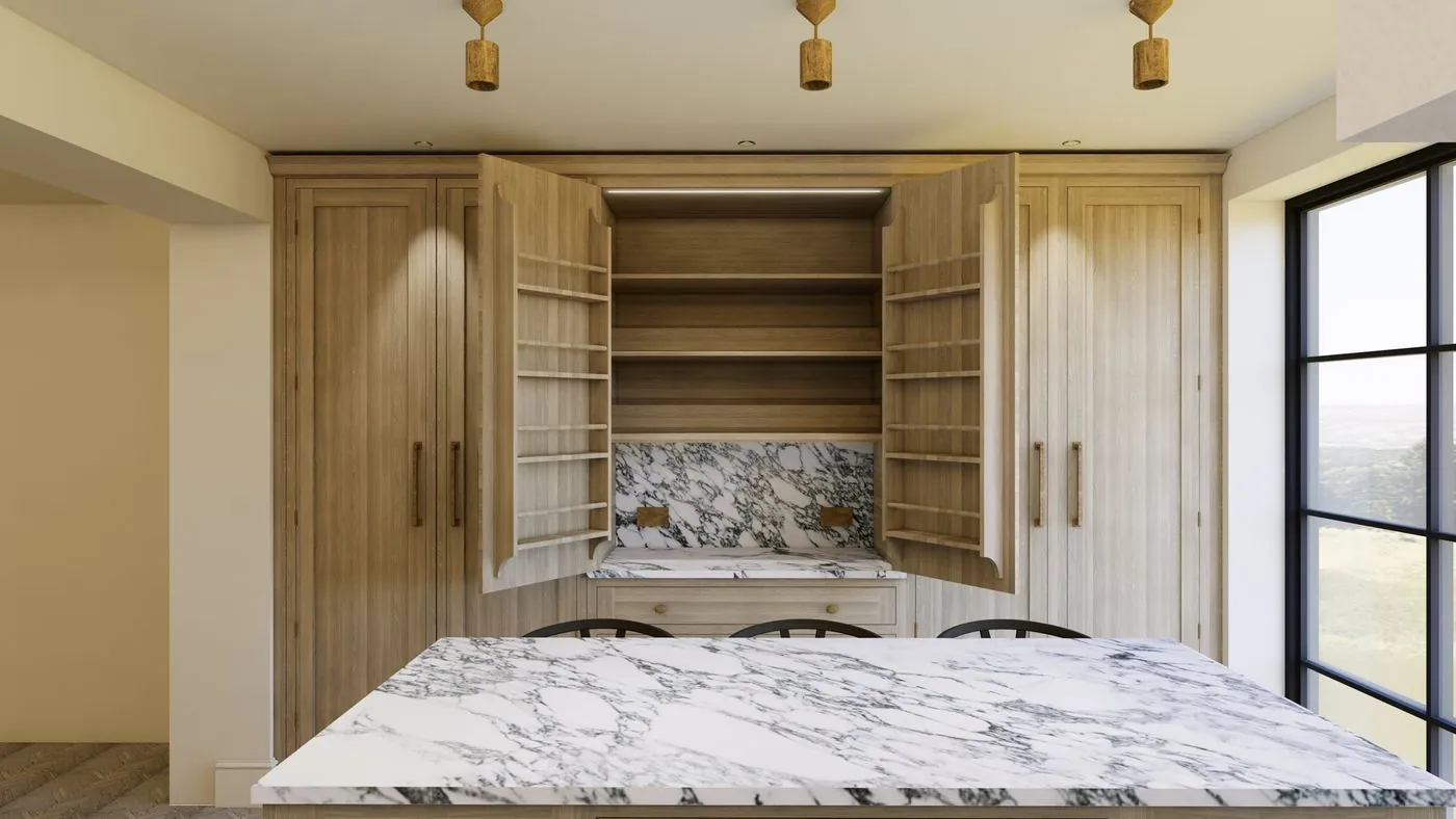 A Walk in the Park, the larder render