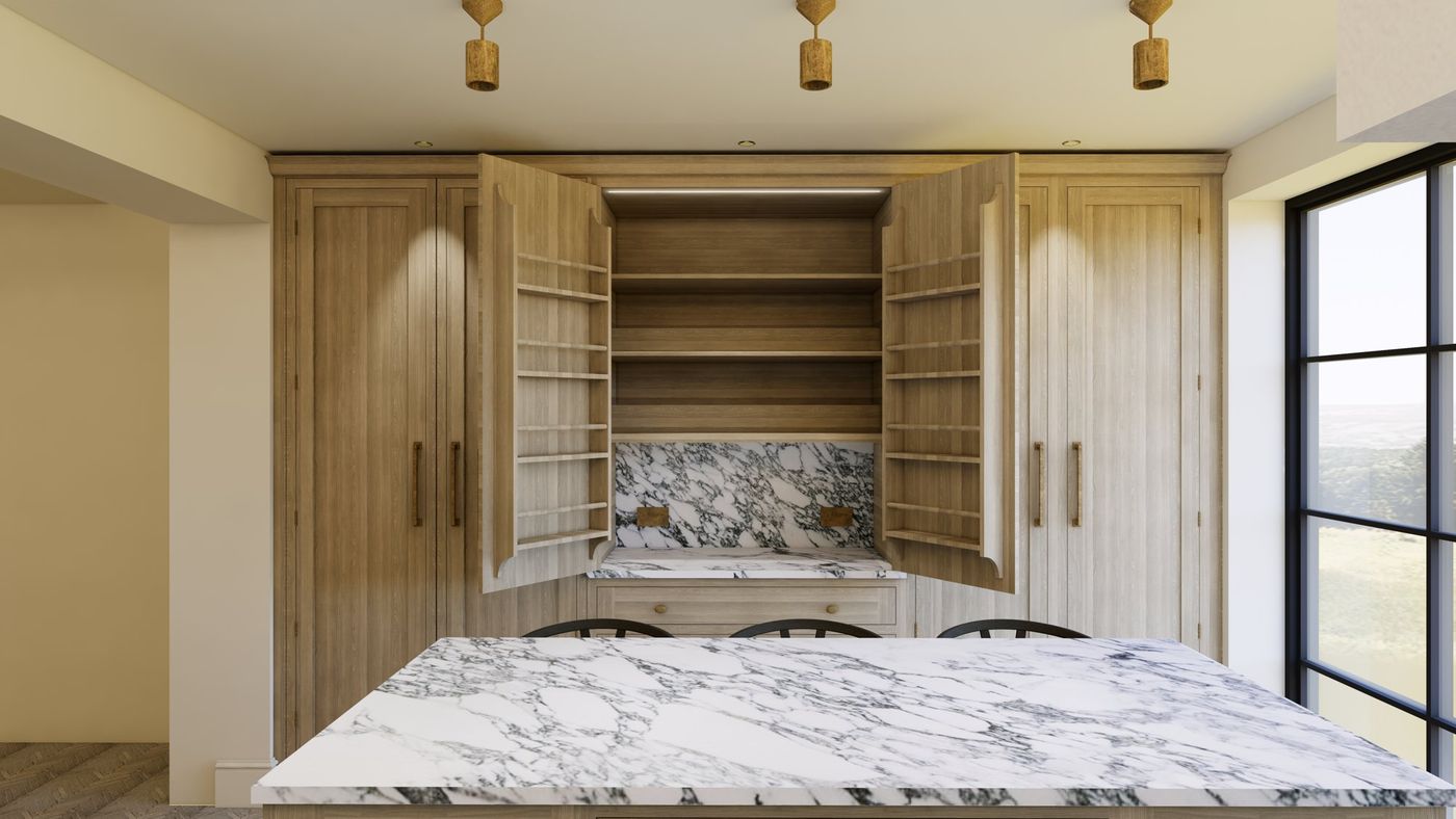 A Walk in the Park, the kitchen